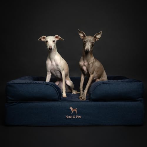 Dog Bed Orthopedic Memory Cooling Foam (Dark Blue - DE / Large)