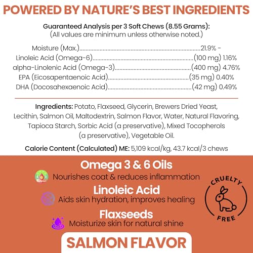 Omega 3 Fish Oil for Dogs (180 Chews)
