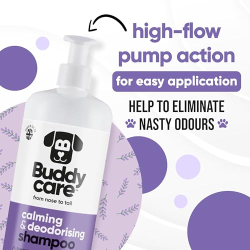 Calming & Deodorising Dog Shampoo by Buddycare (33.8oz)