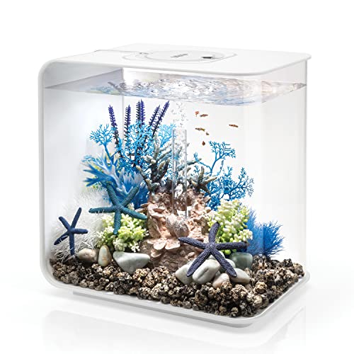 Flow 30 Acrylic 8 (8 Gallon / White with LED Lighting)