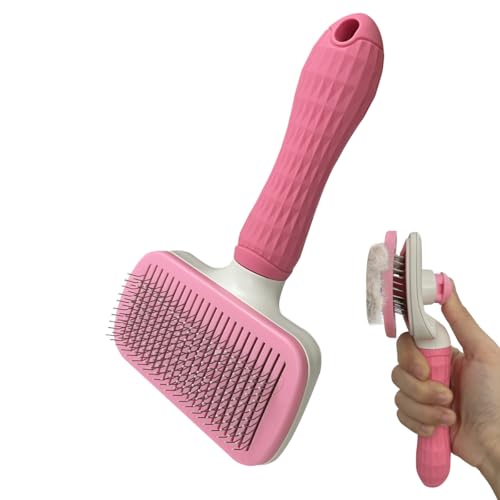 Pet Cleaning Deshedding Brush (pink)
