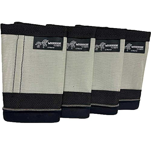 Warrior Fly Boots for Horses (Lil Warrior / Gray)