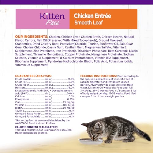 Complete Health Pate Kitten Canned Wet Cat Food (5.5 Ounce (Pack of 24))