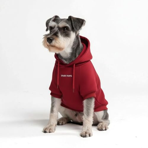 Dog Hoodie Buttery (Burgundy / Medium)