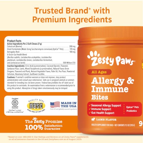 Dog Allergy Chews (90 Count (Pack of 1) - Standard)