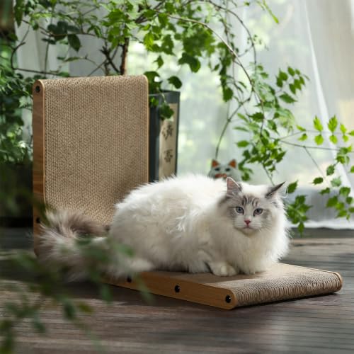 Cat Scratcher (1 Pack 26.8 in Wood Color)