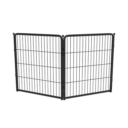2 Add on Wire Panels for AuraSpace Pro Dog Playpen (Black / 32"H)
