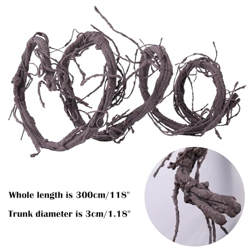 118" Bendable Artificial Grapevines Garland Tree Branches (Large)