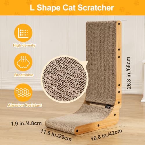 L Shape Cat Scratcher (1 PCS L Shape Cat Scratcher)