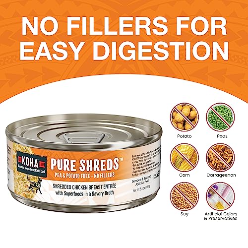 Pure Shreds Chicken Entrée for Cats (5.5 Ounce (Pack of 12))