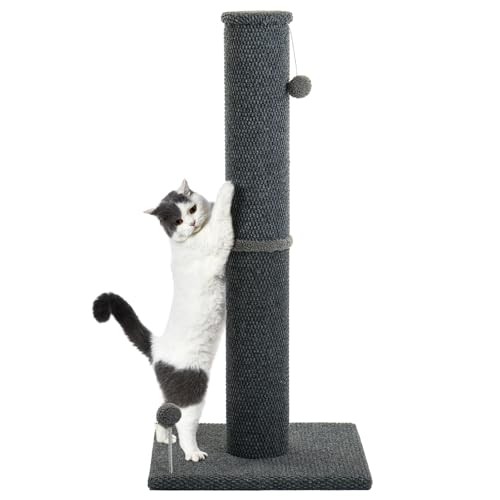 41" Cat Scratching Post (Gray / Replaceable Carpet)
