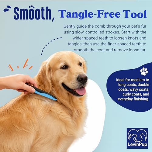 Pet Metal Comb for Dogs and Cats (Comb)