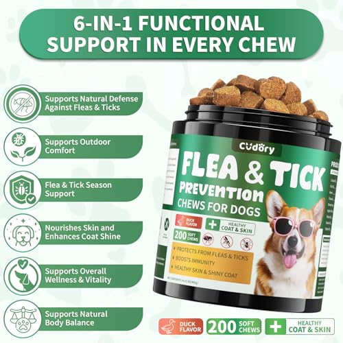 Flea and Tick Prevention for Dogs Chewables
