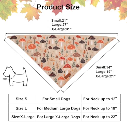 Black Fall Dog Bandana (Small / Fall)