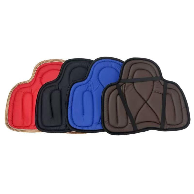 Saddle Tush Cushion Western Long Saddle Pad Horse Riding Seat Saddle Cushion Pad (50X40cm / BROWN)