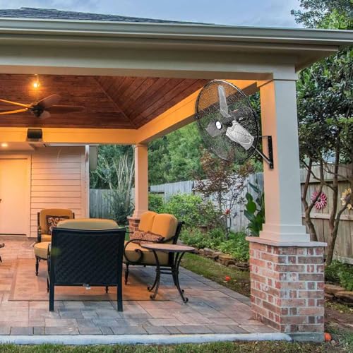 24 in. Outdoor Oscillating Wall Fan