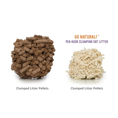 Go Natural Pea Husk Clumping Cat Litter (Vanilla)