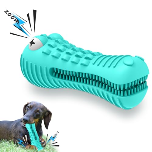 Dog Toys for Aggressive Chewers Large Medium Breed Indestructible Chew Toys (Blue)