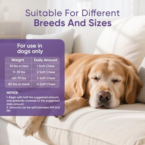 Calming Chews for Dogs 200pc Dog Calming Treat and Bites with Melatonin (200 pcs)