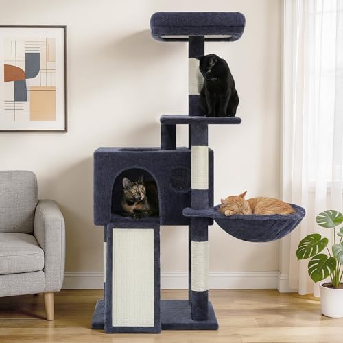 Cat Tree Tower 42'' with Condo (Dark gray / 42 inch)