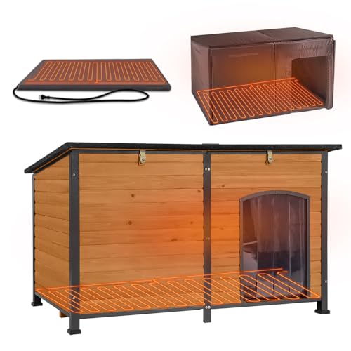 Extra Large Heated Dog House for Large Dogs