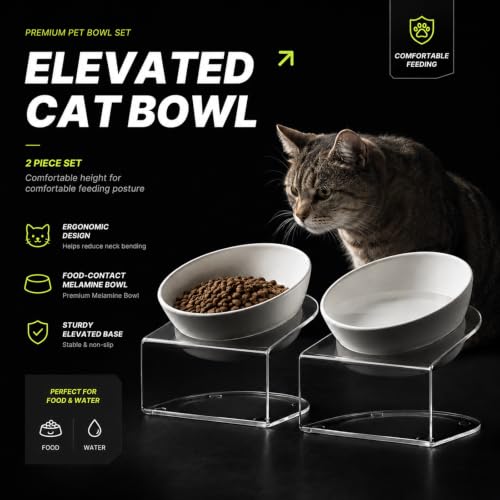 Elevated Cat Bowls (20LBS-3Pack-White-1)