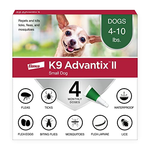 II Flea & Tick Topical for Small Dogs 4 (4 Pack)