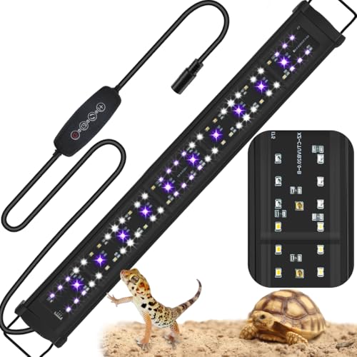 LED UVB Light for Reptile with Timer & Dimmer (22 Inch)