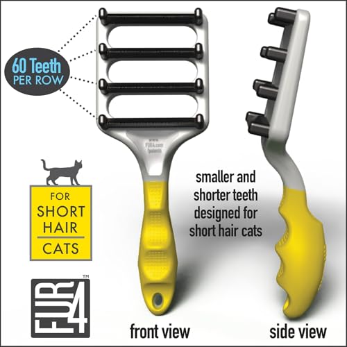 deShedding Cat Brush for Short Hair Cats (Short Hair)