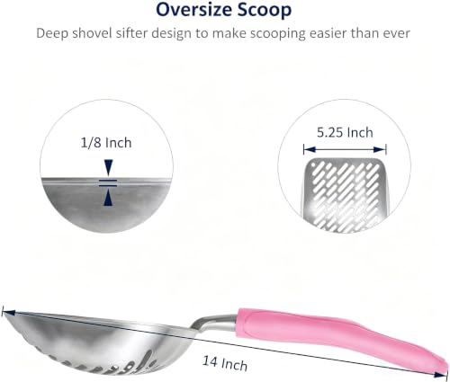 Cat Litter Scoop (Large / #10 Pink)