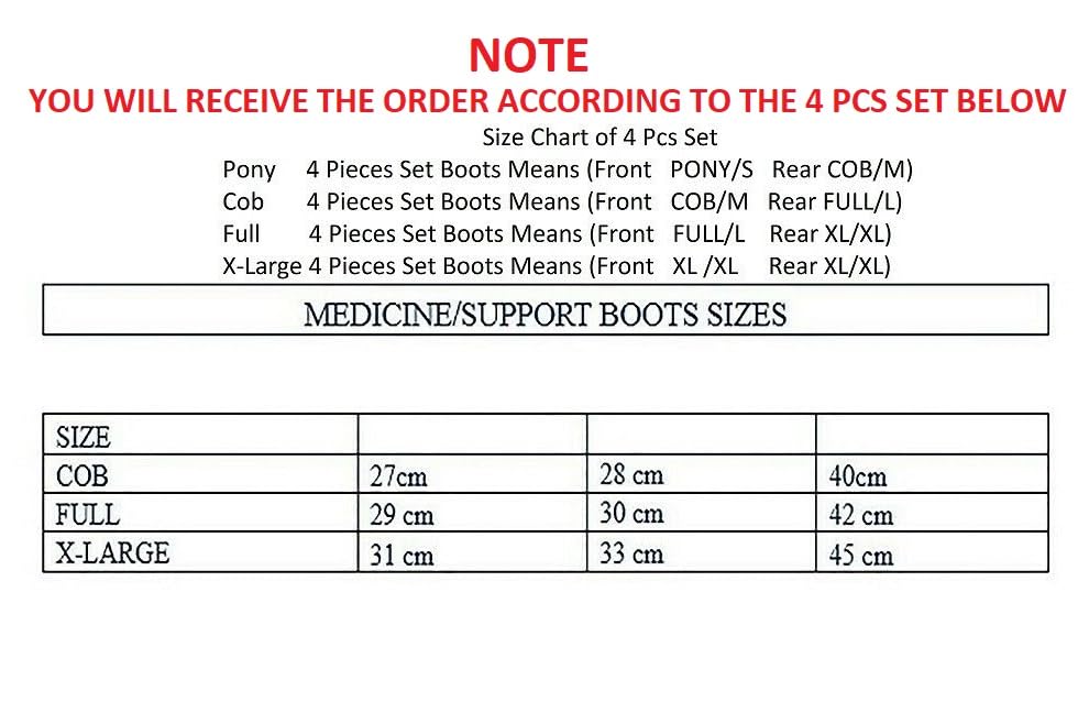 Horse Medicine Brushing Boots Leg Wraps Protection Gear Set of 2 and Set of 4 in 14 Colors (X-Large / BURGUNDY/MAROON (SET OF 4))