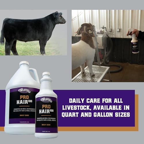 ProHair100 Healthy Hair and Wool Rejuvenating Livestock Hair Conditioner for Sheep (1 Quart)