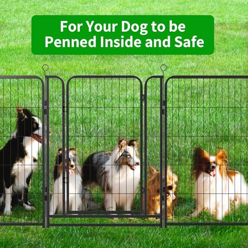 Dog Playpen Outdoor Extra Wide 16 Panels Heavy Duty Dog Fence 40" (32"W x 40"H)