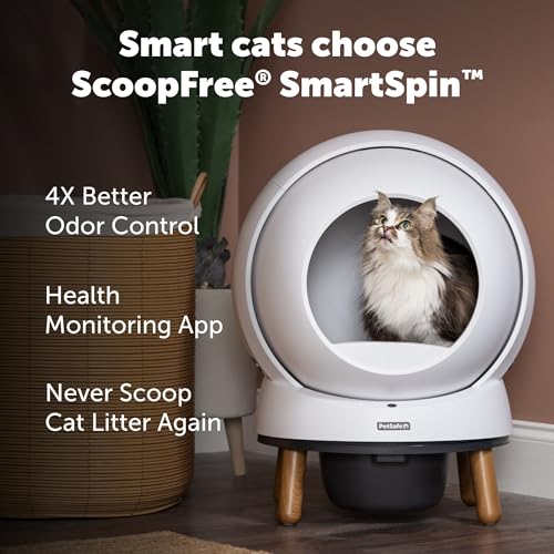ScoopFree SmartSpin Self (White / SmartSpin Litter Box)