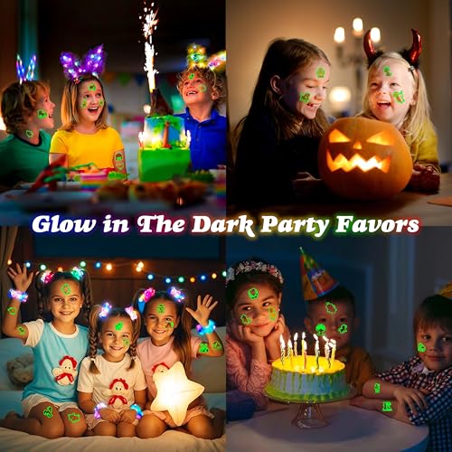 96 PCS Farm Barnyard Animal Glow In The Dark Pre (Luminous)