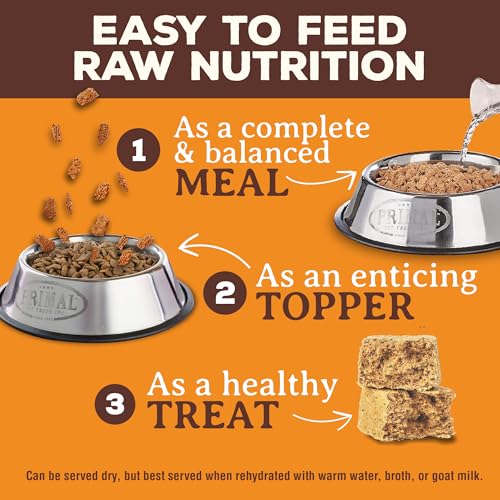 Primal Freeze Dried Raw Dog Food Nuggets (30 Ounce (Pack of 1))