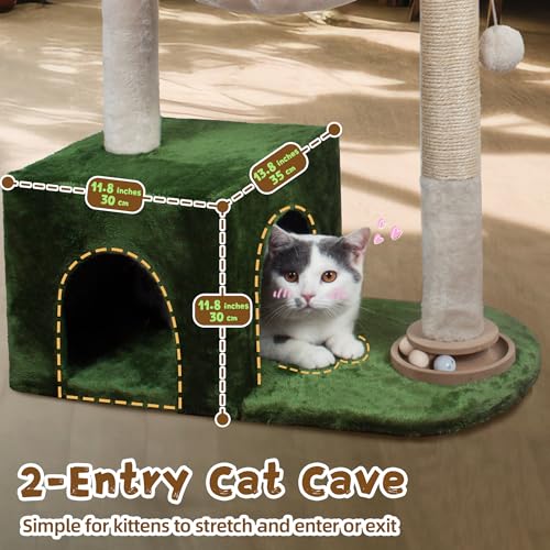 Cat Tree 38'' Tower with Large Hammock