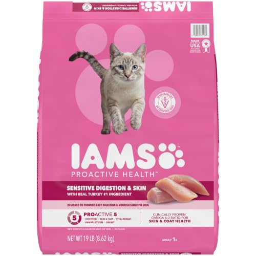 Proactive Health Sensitive Digestion Dry Cat Food (19 Pound (Pack of 1))