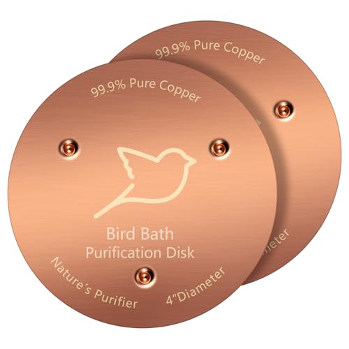 2 Pack Bird Bath Copper Disk (Copper/2PCS)