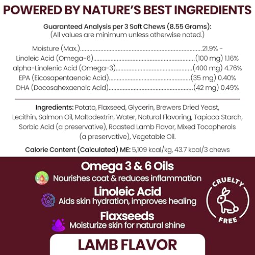 Omega 3 Fish Oil for Dogs (180 Chews)