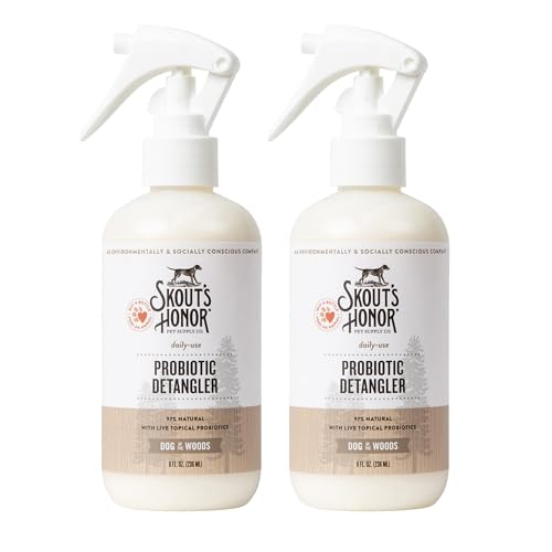 Probiotic Dog Detangler Spray (2-Pack / Dog of the Woods)