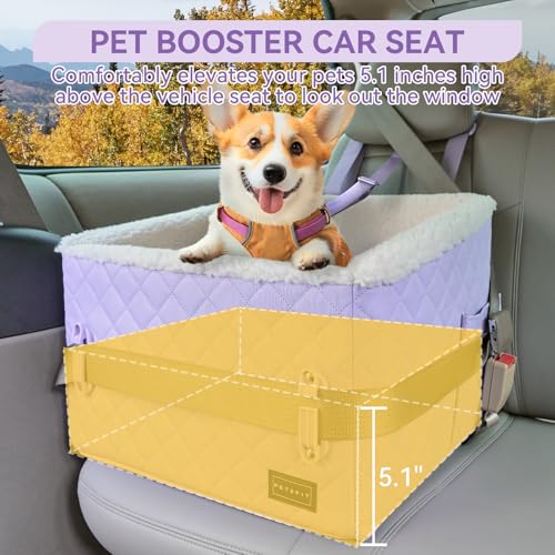 Dog Booster Car Seat (Purple)