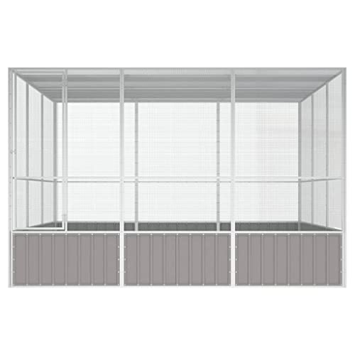 Steel Bird Cage (119.1" x127.8" x83.3" / Grey)