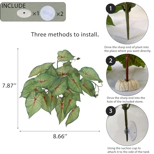 Fake Reptile Plants for Reptile Terrarium Plants