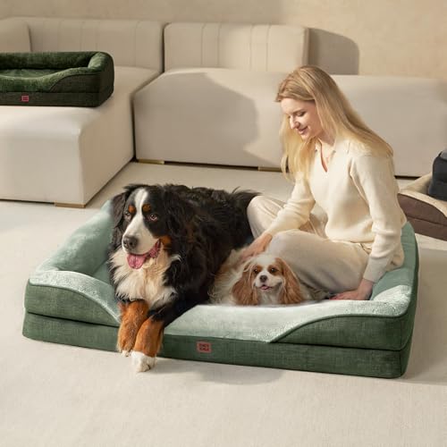 Orthopedic Dog Bed for Medium Dog (Green / 30x20x6.5)