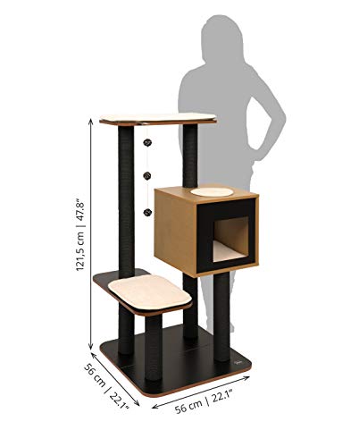 Vesper Cat Tree (Black)