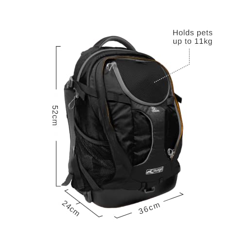 G Train Pet Carrier Backpack (Black)