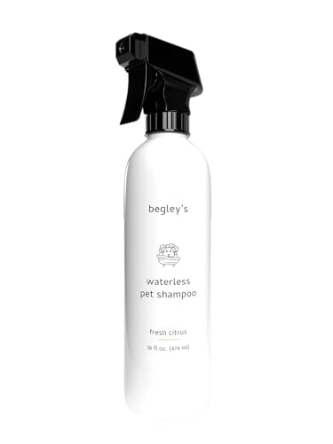 Begley’s No Rinse Waterless Pet Shampoo (16 Fl Oz (Pack of 1) / Citrus)