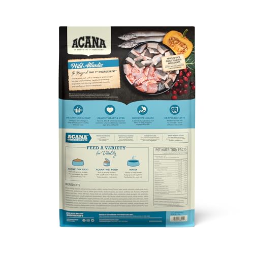 Grain Free Dry Cat Food Wild Atlantic Recipe 10lb Bag (10 Pound (Pack of 1))