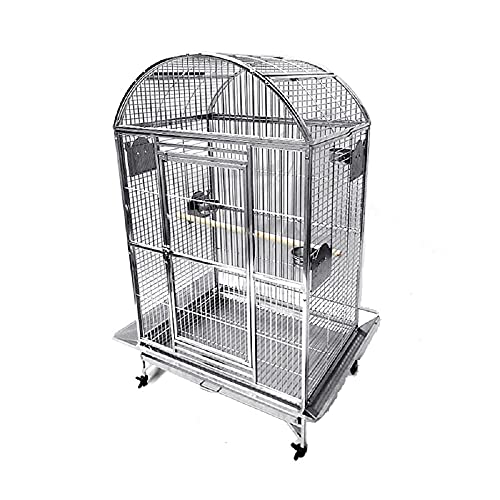 SUS201 Stainless Steel DOMETOP Style Bird CAGE Parrot CAGE 36"X26"X65"